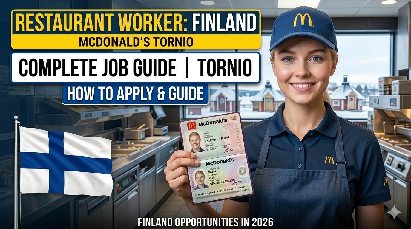Restaurant Worker at McDonald’s Tornio – Finland Job Guide & How to Apply