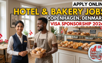 Hotel and Bakery Jobs in Copenhagen, Denmark with Visa Sponsorship 2026 | Apply Online